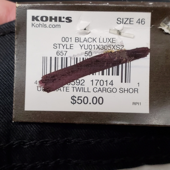 NWT Urban Pipeline superflex cargo shorts BLACK - Picture 4 of 8